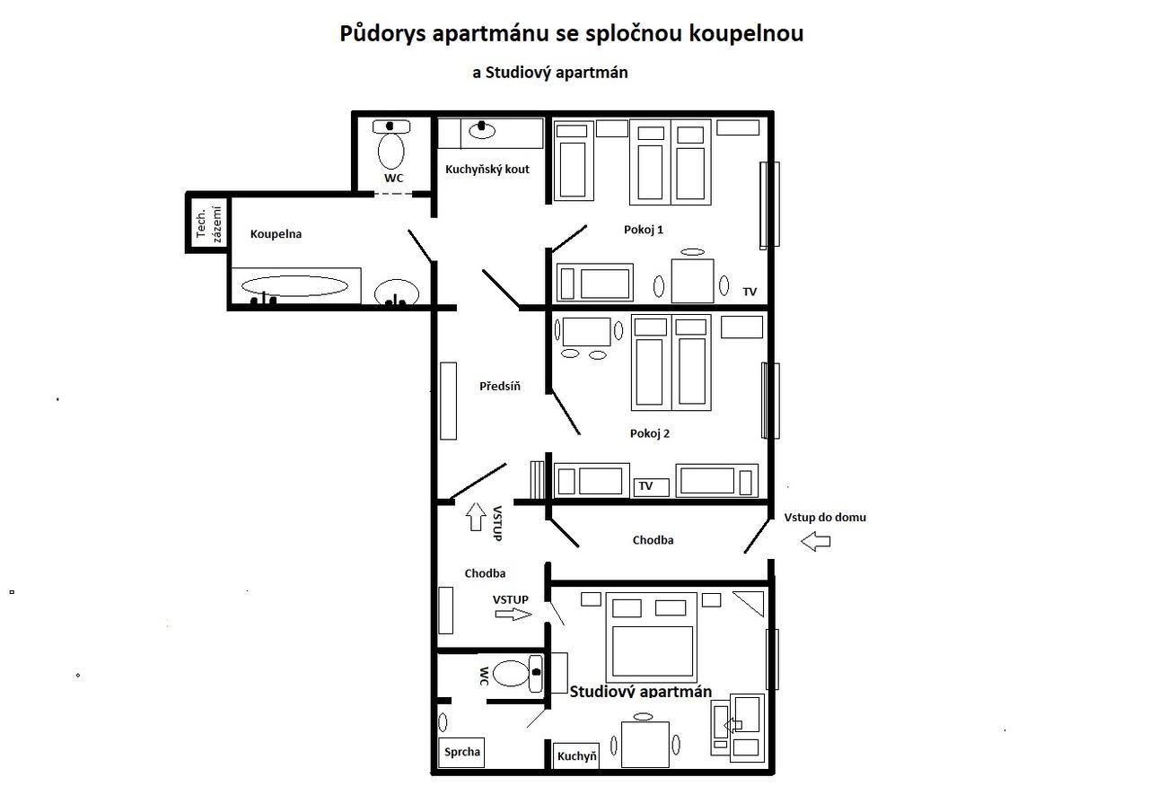 Apartmany Karlštejn エクステリア 写真