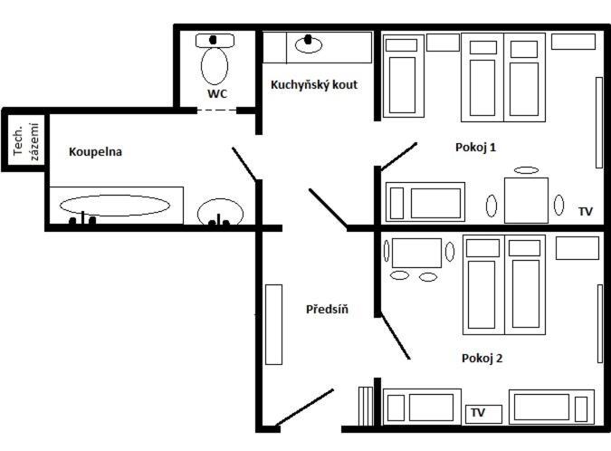 Apartmany Karlštejn エクステリア 写真